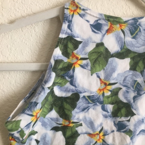 ❌SOLD IN A BUNDLE❌ American Apparel Floral Top - Picture 2 of 4
